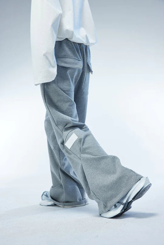 WHISTLEHUNTER 3D Layered Cut Drape Pants