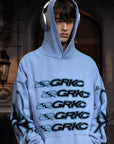 GRKC STROBE RAW EDGE HOODIE