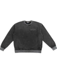 "HOME" ACID WASHED SWEATER