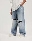 Distressed Nomad Jeans