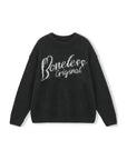 Boneless Noir Script Fuzz Sweater