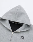 Léviter Zip Hoodie Grey